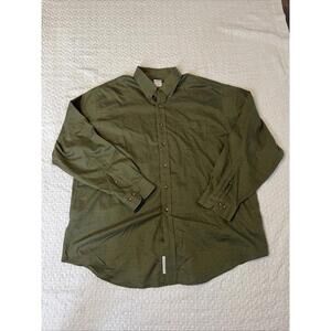 Brooks Brothers 346 Green Plaid L/S Button Up Casual Dress Shirt - Men's XXL